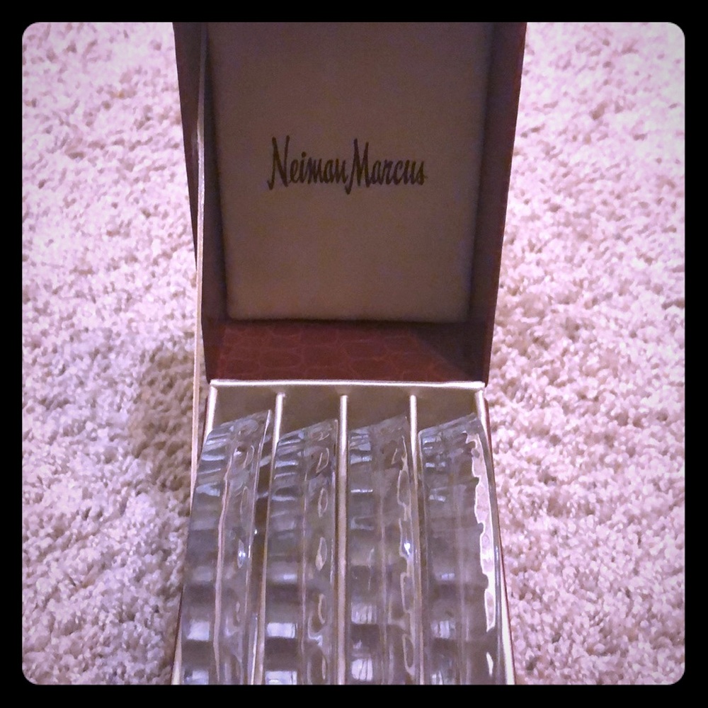 Neiman Marcus glass coasters